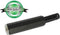 VROUWELIJKE 6.35mm STEREO JACK MET PLASTIC HULS - VERNIKKELD - ZWART (CA034)