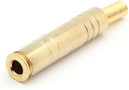 VROUWELIJKE 6.35mm STEREO JACK - VERGULD (CA038)