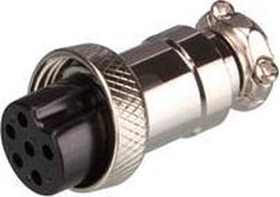 VROUWELIJKE CONNECTOR - 6 PENNEN (CUF6)
