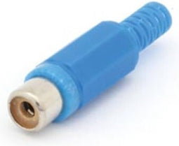 VROUWELIJKE RCA PLUG - BLAUW (CA054BL)