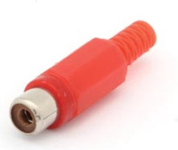 VROUWELIJKE RCA PLUG - ROOD (CA054R)
