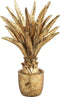 PTMD Kenny Antique Gold poly palm kandelaar hoog