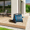 Juskys Basic - Mobiele Slanghaspel - 30 m met 10 sproeistanden - Blauw