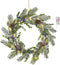 House of Seasons Kerstkrans met LED Verlichting - Ø42 cm - Groen