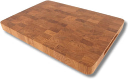 Houten Snijplank 50x35x4 cm | Eindgraan Snijplank met Duurzame Eiken Constructie | Dubbelzijdige Keu