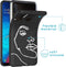 imoshion Hoesje Geschikt voor Samsung Galaxy A20e Hoesje Siliconen - imoshion Design hoesje - Wit / Zwart / Line Art Woman White