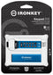 Kingston IronKey Keypad 200 - Hardware-gecodeerde USB-flashdrive - FIPS 140-3 Level 3 - Blauw