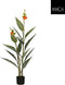Mica Decorations Canna in pot orange - 115 x 46cm