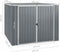 vidaXL - Tuinschuur - 195x198x159 - cm - gegalvaniseerd - staal - grijs
