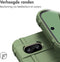 iMoshion Hoesje Geschikt voor Google Pixel 8a Hoesje Siliconen - iMoshion Rugged Shield Backcover - Donkergroen