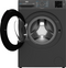 Beko BM3WFT3841A - Wasmachine - A Energieklasse 8kg 1400 RPM 15 programma's Anthracite