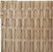 vidaXL - Kamerscherm - 5 - panelen - poly - rattan - beige