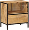 vidaXL - Wastafelkast - 55x35x60 - cm - massief - mangohout - en - ijzer