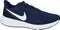 Nike Revolution 5 - Hardloopschoenen Heren - Regular fit - Donker blauw/wit