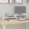 vidaXL - Monitorstandaard - (52-101)x22x14 - cm - grenenhout - honingbruin