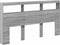 vidaXL - Hoofdbordkast - met - LED-verlichting - 180x17x102 - cm - grijs - sonoma