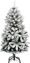 vidaXL - Kunstkerstboom - met - scharnieren - en - sneeuw - 120 - cm