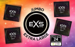 EXS JUMBO Large condooms (69mm) 24 stuks