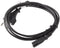 Lanberg CA-C7CA-11CC-0030-BK - Kabel 300cm - Geaarde plug (C16) naar ongeaarde plug (C7) - Zwart