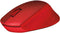 Logitech M330 Silent Plus - Draadloze Muis - 90% stiller - Rood