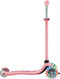 Globber Go Up Sporty Lights - Meegroeistep - Lichtgevende wielen - Pastel Pink