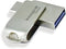 Integral 360-C - Dual USB-C Flash Drive - 128GB - Zilver