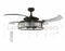 LT-Luce Plafondventilator New Fanaway Classic Antiek Zwart