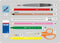 Driedubbele Pennenzak Milan The Fun 19,5 x 13 x 7,5 cm Multicolour
