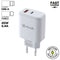 Muvit for Change MCD356 - Oplader - 18 W 45 W - Wit