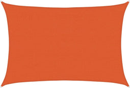 vidaXL - Zonnezeil - 160 - g/m² - rechthoekig - 4x5 - m - HDPE - oranje