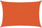 vidaXL - Zonnezeil - 160 - g/m² - rechthoekig - 4x5 - m - HDPE - oranje