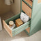 SoBuy BZR54-II-GR - Badkamerrek - 3 Lades - Groen 65x24x82cm