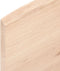vidaXL - Wastafelblad - 60x50x2 - cm - onbehandeld - massief - hout