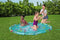 Bestway Waterspeelmat - Opblaasbare Randen met Sproeisysteem - Onderwaterprint - 165 x 165 CM - Blauw