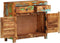 vidaXL - Dressoir - 70x30x68 - cm - massief - gerecycled - hout
