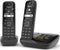 Gigaset AS690A - Duo DECT - Antwoordapparaat - Zwart (2 stuks)