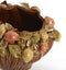 Light&living Vaas deco 26,5x24x20 cm LEMONI keramiek bruin-oranje+groen