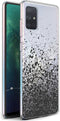 iMoshion Hoesje Geschikt voor Samsung Galaxy A71 Hoesje Siliconen - iMoshion Design hoesje - Zwart / Transparant / Splatter Black