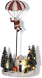 Luville - Parachute Santa battery operated - Kersthuisjes & Kerstdorpen