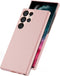 Dux Ducis - Geschikt voor Samsung Galaxy S23 Ultra - Grid Serie - Back cover hoes - Lichtroze