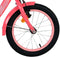 Volare Ashley - Kinderfiets - 16 inch - Handrem en zijwieltjes - Donkerroze