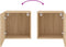 vidaXL - Tv-wandmeubel - 40,5x30x40 - cm - bewerkt - hout - sonoma - eikenkleurig