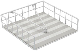 Servethouder Versa Grijs Metaal 35 x 0,03 x 25 cm Strepen