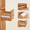 SoBuy BZR34-II-SH - Badkamerkast - Verstelbare Planken en Lade - Houtkleur 20x180x20cm