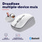 Trust Yvi+ - Draadloze muis - Multi-device connectiviteit - Zwart