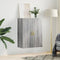 vidaXL - Wandkast - 69,5x34x90 - cm - grijs - sonoma - eikenkleurig