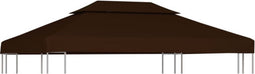 vidaXL - Prieeldak - 2-laags - 310 - g/m² - 4x3 - m - bruin
