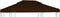 vidaXL - Prieeldak - 2-laags - 310 - g/m² - 4x3 - m - bruin