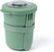 Amuse Tylla Sage Morning & Noon Bowl - met Spork en Rekker - Transparant Tritan Deksel - Voor onderweg - Lekvrij - Groen - 150 + 450 ml