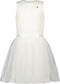 Le Chic SYMPHONY C212-5834 - Meisjes Jurk - Mouwloos met glimmend kant en tule rok - Maat 140